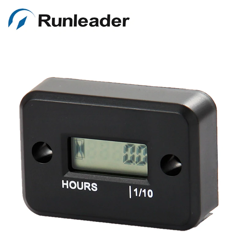 Runleader LCD Индуктивный цифровой счетчик часов для Гидроцикла мотоцикл снегоход Морская Лодка ATV газонокосилка планер paramotor мотокросс