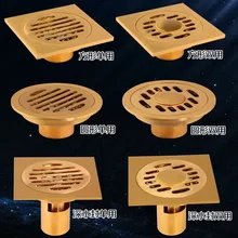 Медный утолщенный трапной Туалет стиральная машина дезодорант трапных сердечников ванной из нержавеющей стали фильтр Трехходовой круглый