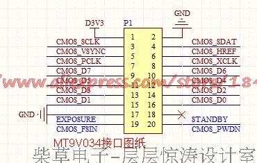 Mt9v032 Mt9v034 wide dynamic industrial CMOS module Infrared night vision Tape driver camera
