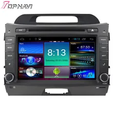 Topnavi 8” Quad Core Android 4.4 Car DVD Multimedia Player for KIA Sportage R Autoradio GPS Navigation Audio Stereo Bluetooth