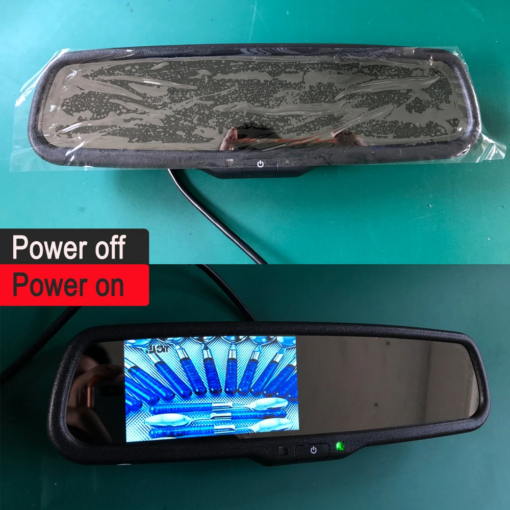 US $33.30 Mirror Screen Car Rear View Mirror Mount Camera Monitor Bracket Auto