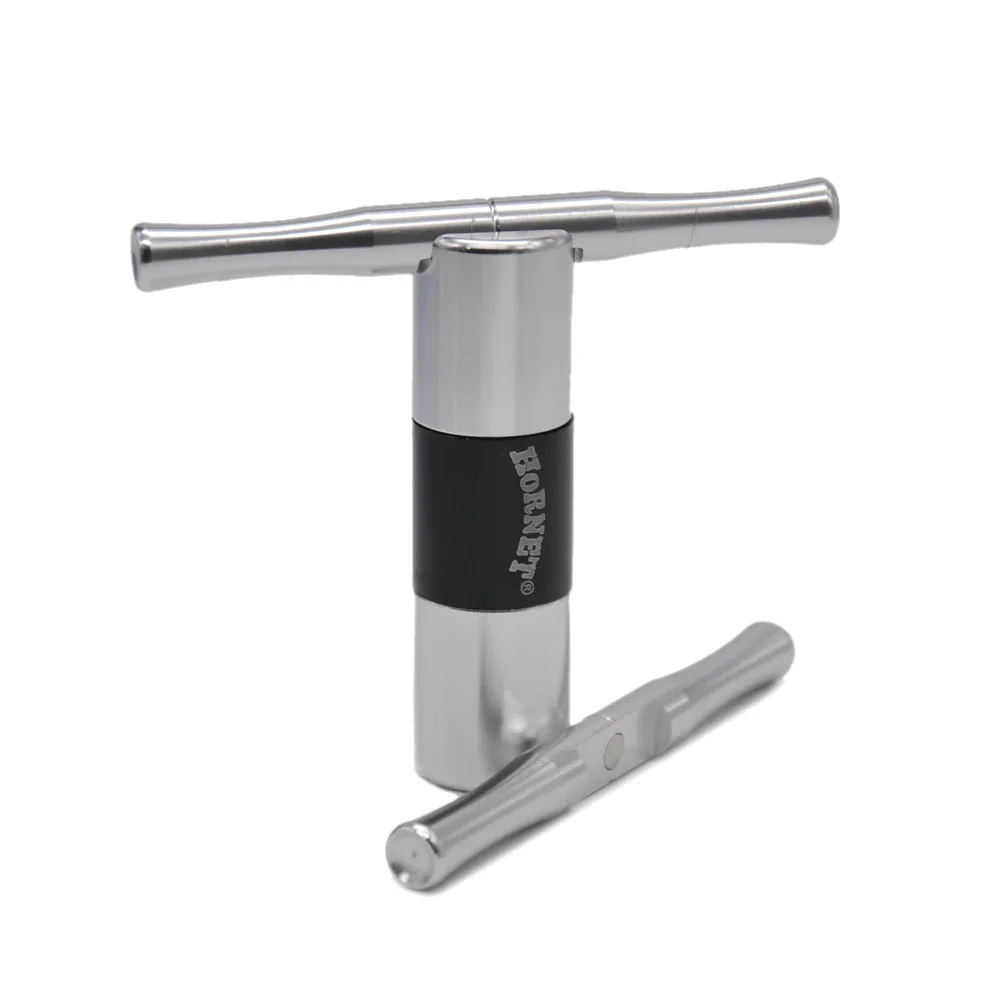 

HORNET 1PC Aluminum Metal Pollen Press Presser Compressor Herb Grinder Tobacco Spice Crusher Grinder