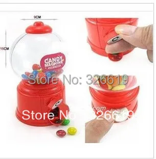 

color candy dispenser Money Box Plastic Round Yummy Twist candy machine mini small gift candy machine piggy bank candy machine