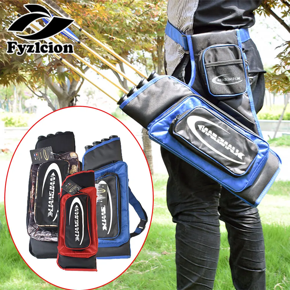 

Hunting Arrow Bag Case Archery Arrow Quiver Archery 4 Tubes Quiver Compound Bow Arrow Quiver For Recurve Bow