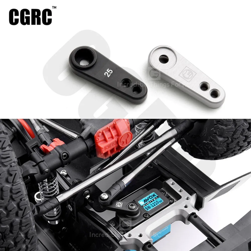 

Universal 25T Servo Arm 7075 Alloy 16mm/20mm For 1/10 RC Crawler Car TRX4 Bronco RC4WD D90 D110 Axial Scx10 90046 MST