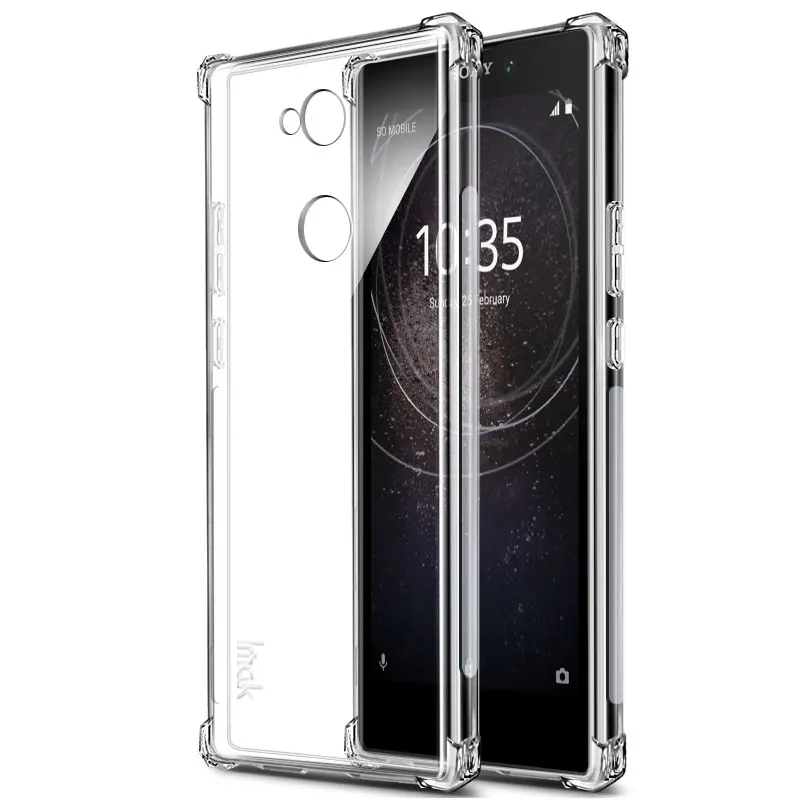 Версия подушки безопасности для Sony Xperia L2 чехол 5 дюйма с защитой экрана IMAK Мягкий