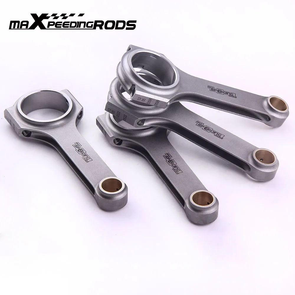 Connecting Rods for Toyota Corolla FX MR2 4AFE 4340 forged H-Beam Conrods 