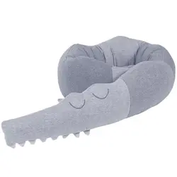 185 см новорожденных кроватки бампер детская подушка-крокодил детская кроватка с амортизатором забор хлопок коврик Детская комната