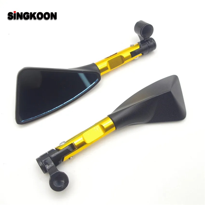 

Motorcycle Accessories 8 10mm Motorcycle Mirror RearView Mirrors Blue Glass FOR cf moto x8 honda silver wing vtx 1800 bandit 400