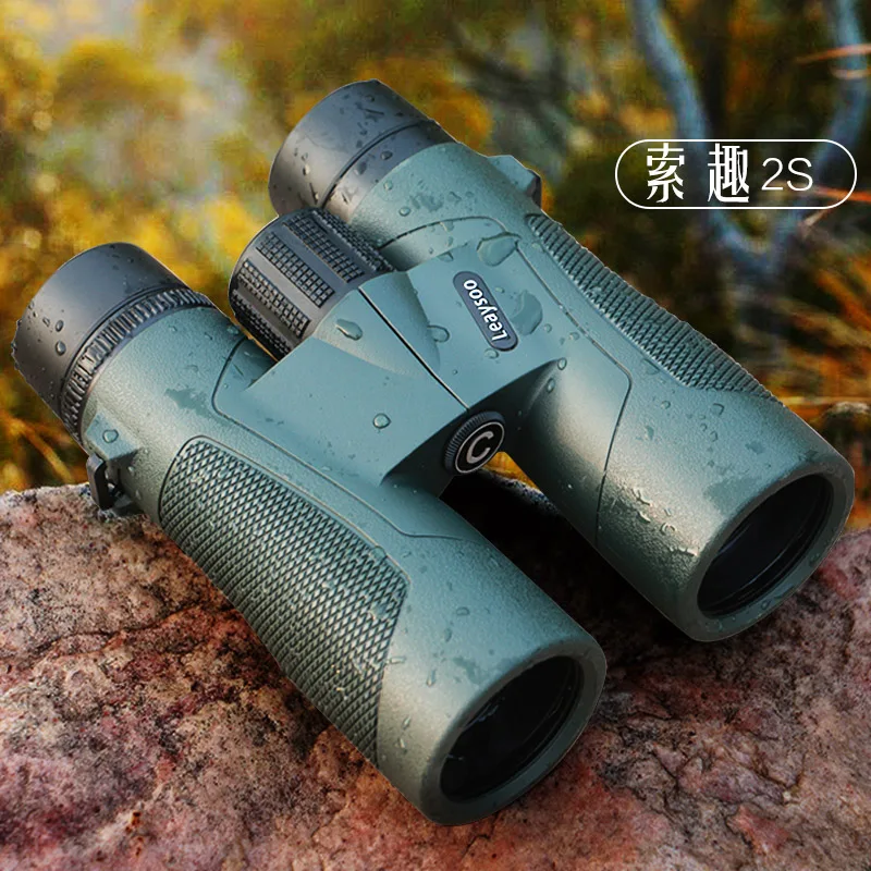 LEAYSOO 8x42 10X42 المهنية منخفضة ضوء مستوى للرؤية الليلية للماء مجهر التخييم الصيد تلسكوب بريزم مجهر