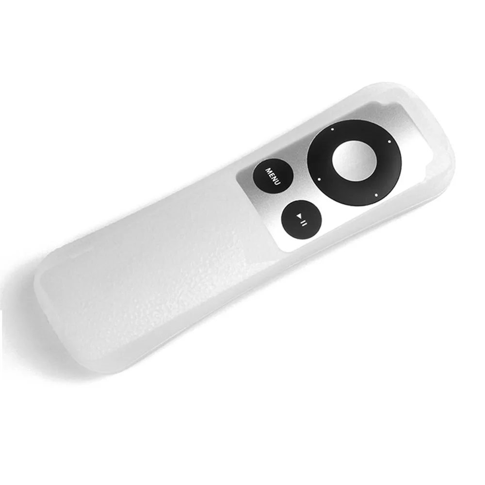 Домашний полезный силиконовый чехол с пультом дистанционного управления для Apple TV1 TV2 TV3, защитный чехол с пультом дистанционного управления - Цвет: White