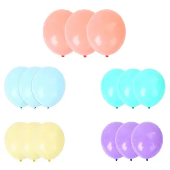 

Hot Fashion 100Pcs 12inch Wedding Birthday Macaroon Color Round Latex Balloons Party Decor
