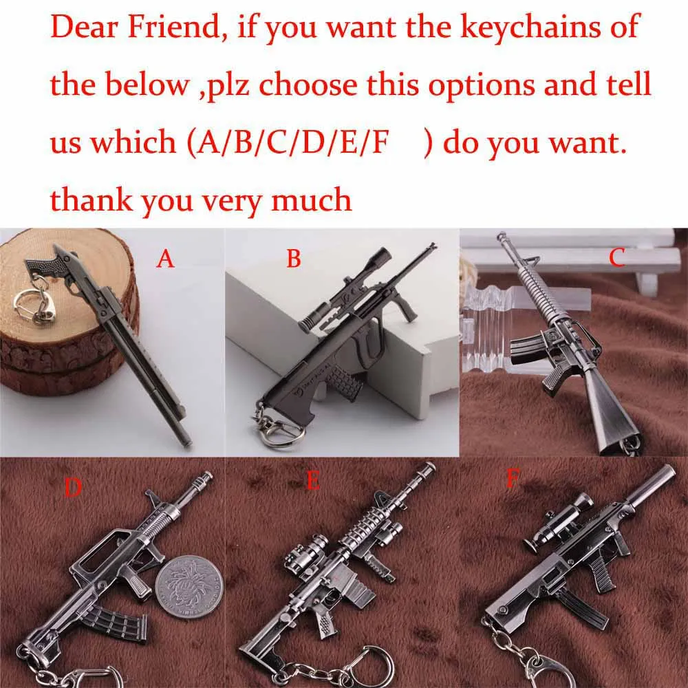 22 стиля Классическая игра Cross Fire AK47 Submachine SR3M пистолет оружие металлические брелки