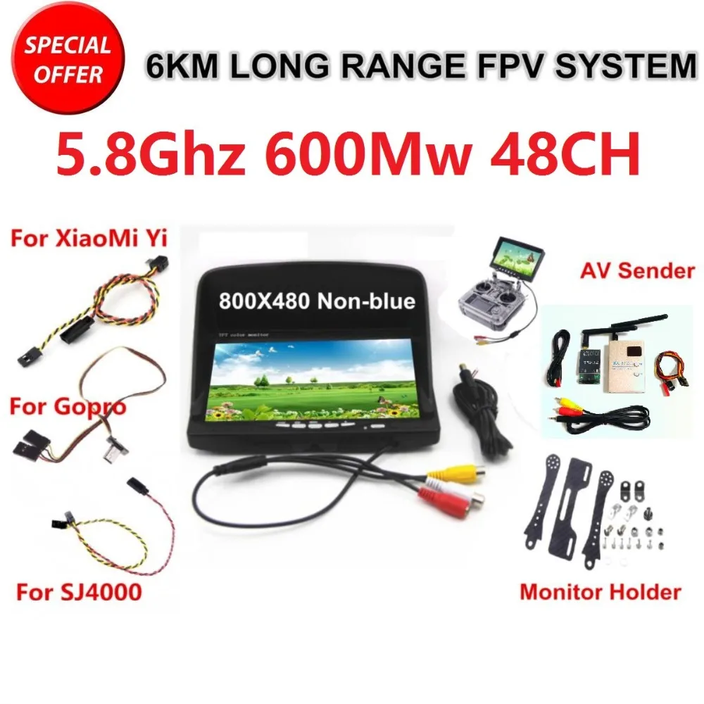 

FPV Kit Combo System Boscam 5.8Ghz Video Transmitter and Receiver Suit For SJCAM XiaoMi Yi Sport Action Camera Gopro 3 4