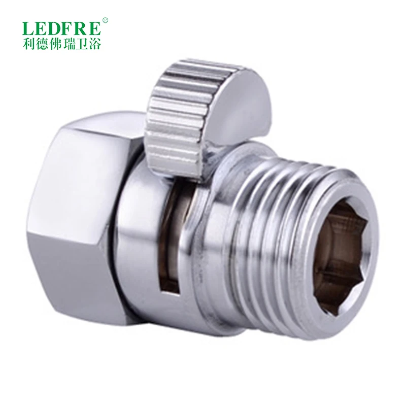 

LF19001-G1/2"*G1/2" Shower Water Control Valve/ Shut Off Valve /Angle Valve for Bidet Sprayer,Shower Head,Shower hose