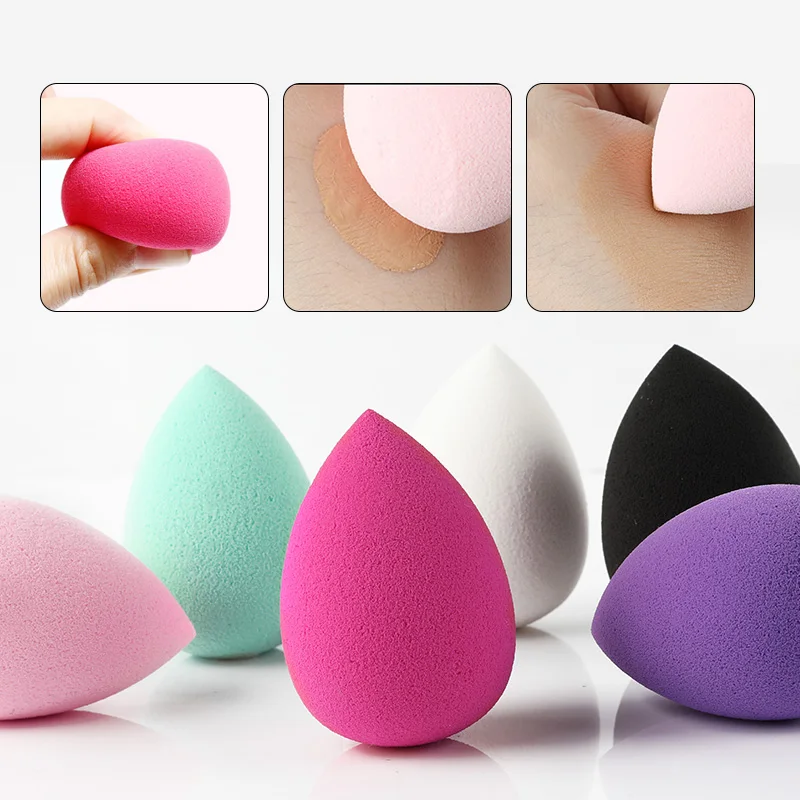 

ROSALIND 3PCS/LOT Makeup Sponge Set Beauty Powder Puff Facial Foundation Cosmetics Sponge For washing A Set Of Makeup Sponges