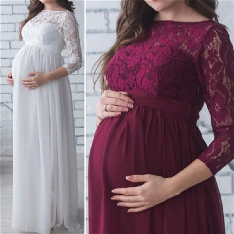 Платье для беременных реквизит для фотосессии мягкая женская одежда для беременных Макси размера плюс Vestidos Одежда для фотосессии беременных