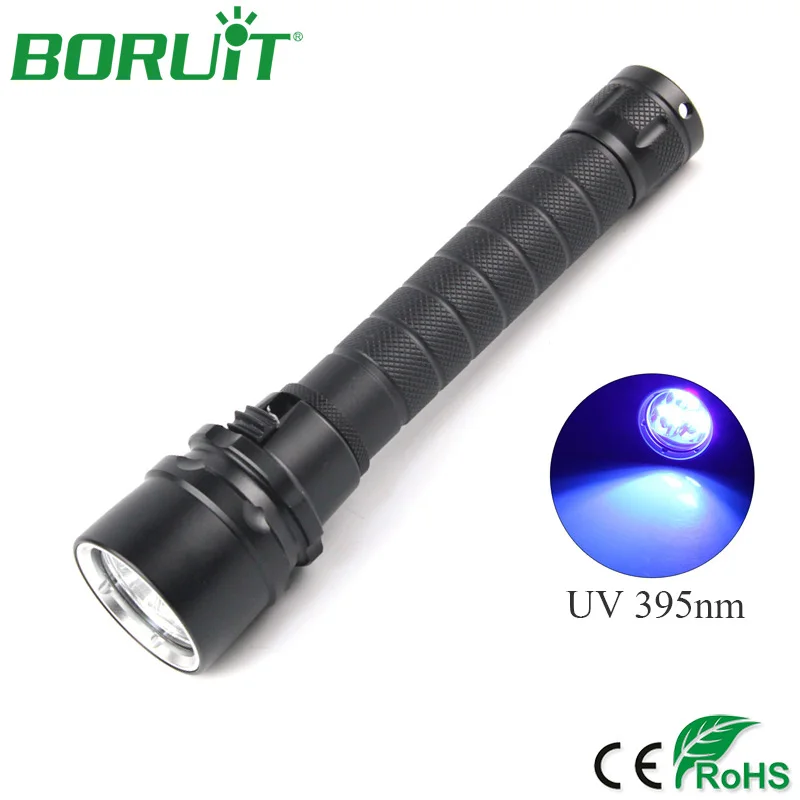 

BORUiT Super Bright 3 L2 LED Flashlight Underwater 100m Scuba Diving Torch Light Waterproof Camping Hunting Fishing Lantern Lamp