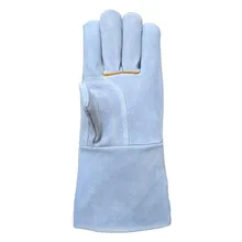 1 пара кожаных перчаток для безопасности водителя, кожаные мужские перчатки для электросварки, резки, теплоизоляционные перчатки DST008