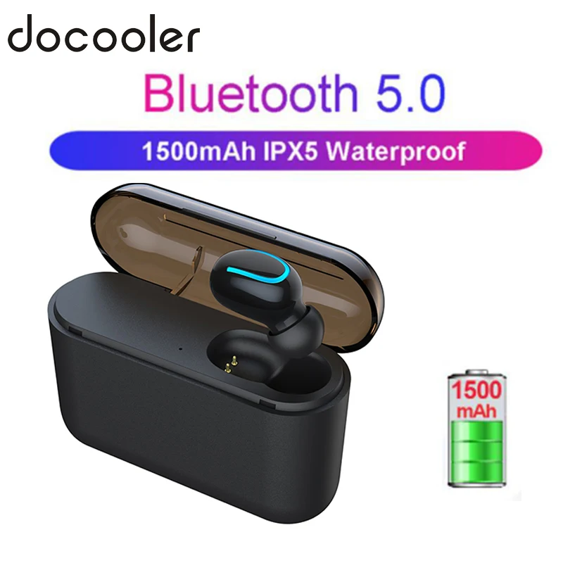 

Docooler HBQ-Q32 Bluetooth 5.0 Earphones TWS fone de ouvido Wireless Headphones Blutooth Earphone Headphone Sports Earbud w/Box