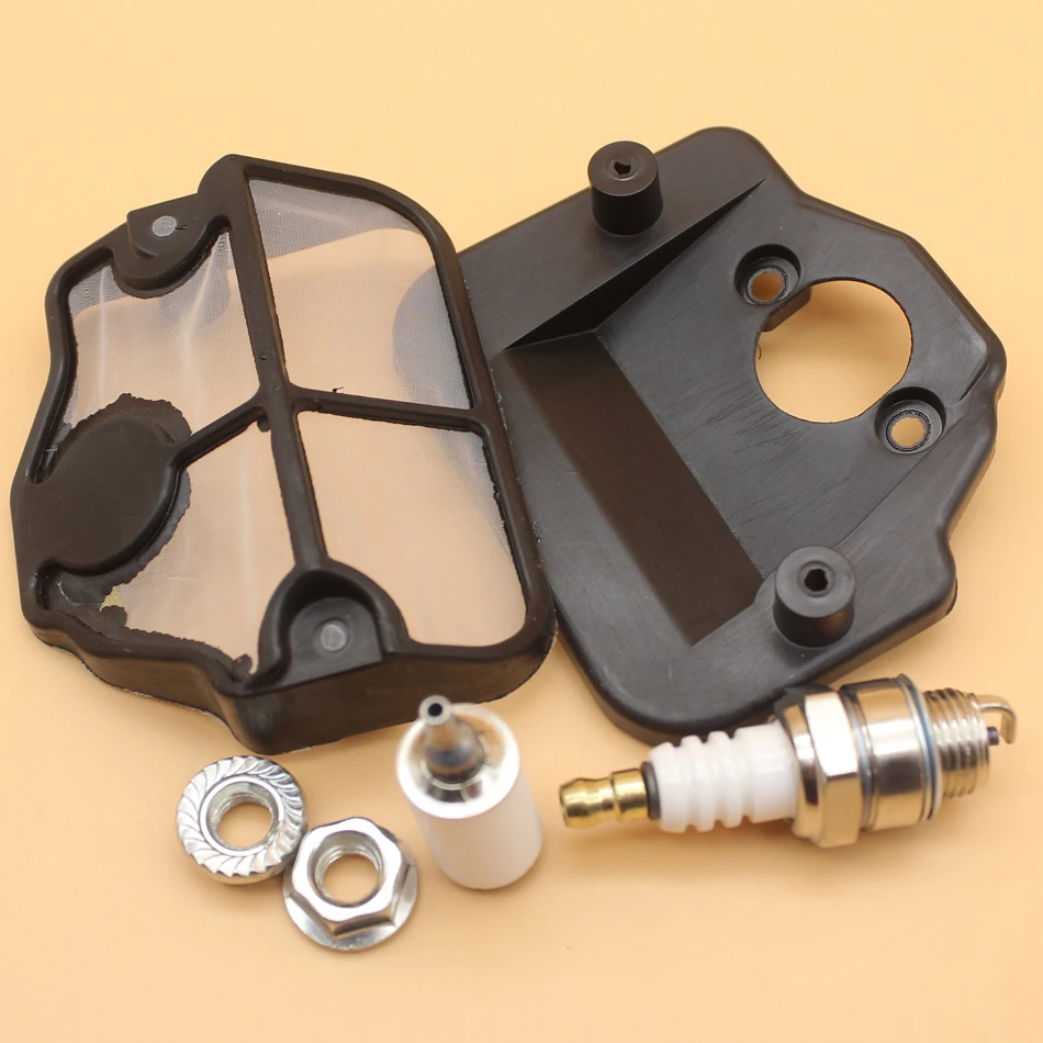 Air Filter Cleaner Fuel Filter Bar Nuts Repair Kit For HUSQVARNA 136
