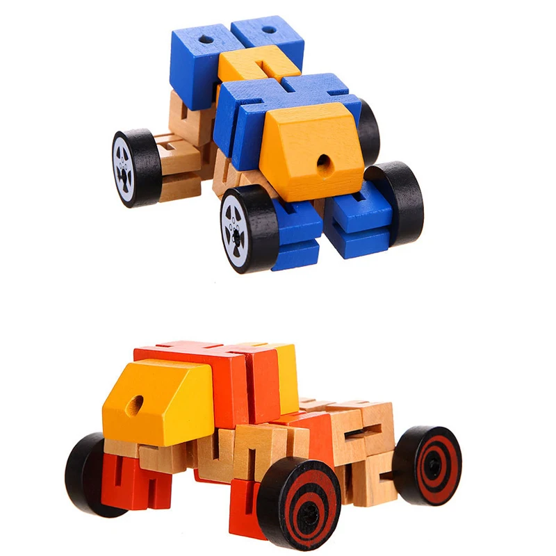 Fun Wooden Deformation Toys Wooden Car Deformation Robot Three Forms To Develop Children Brain Education Toys Montessori Toys Fun Wooden Deformation Toys Wooden Car Deformation Robot Three Forms To Develop Children Brain Education Toys Montessori Toys