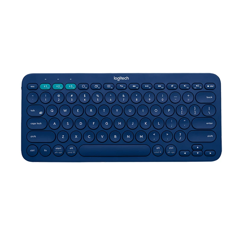 Logitech K380 клавиатуре Bluetooth Оригинальный tastiera нескольких устройств свет клавир мини Беспроводной клавиатура для телефона Pad PC teclado