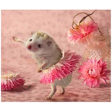 Алмазная вышивка мышь Стразы Diy алмазная живопись на заказ Вышивка крестиком Паззл-мозаика полная квадратная вышивка-мозаика ZP-1352
