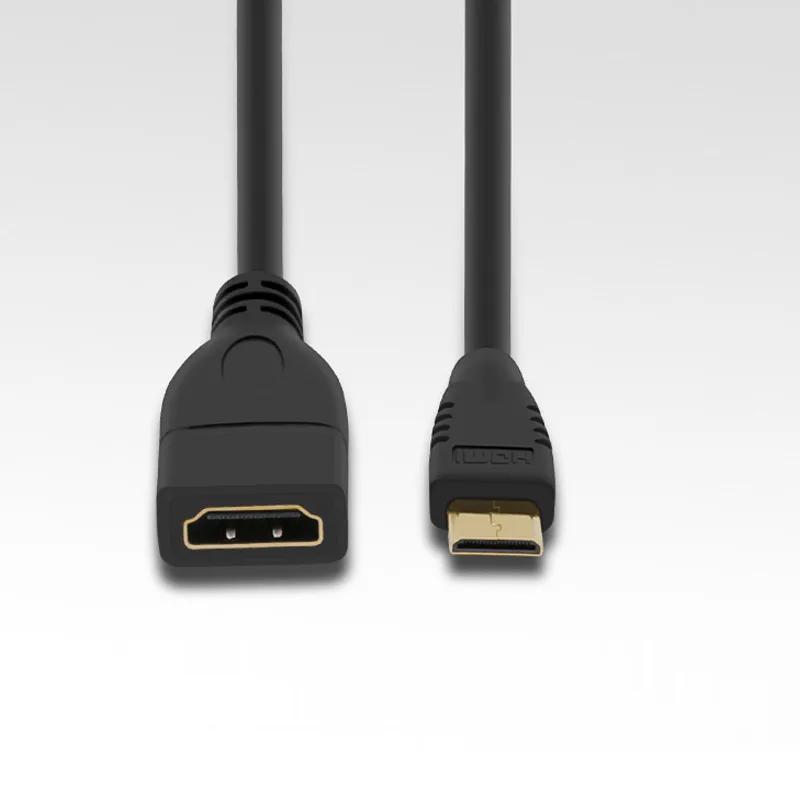 BIMGOAL 15 см мини HDMI кабель штекер HDMI Женский адаптер кабель конвертер 1080 P
