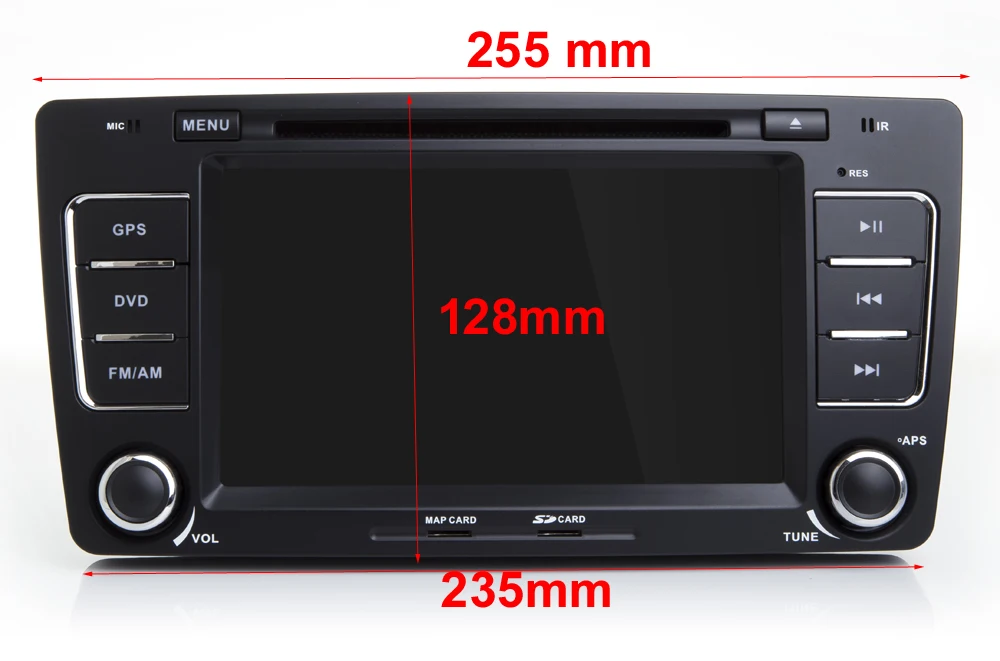 7''Android 9 0 четырехъядерный автомобильный DVD GPS плеер для SKODA Octavia 2009 2012 СБ Navi авто