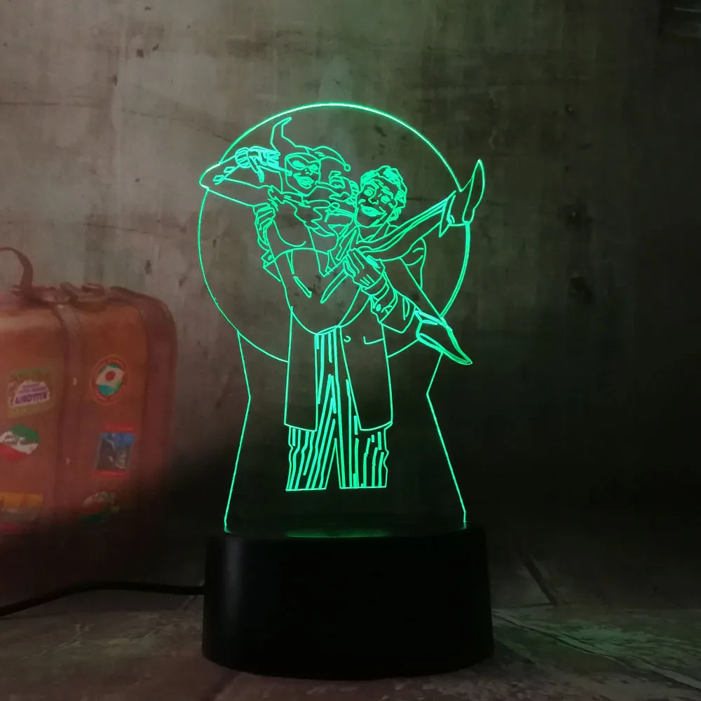Cool Child светодиодный ночной Светильник heroHarley Куинн ночника для детей Спальня