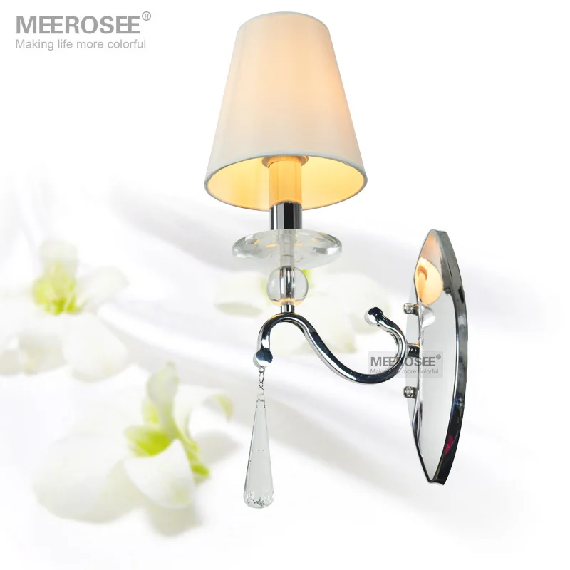 Hot Sale Crystal Wall lighting fixture Silver Wall Sconces lamp with