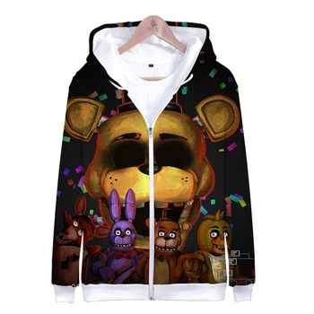 

Fnaf 3D hoodies sweatshirts 2019 New Boy FNAF Hoodie sweatshirt Five Nights at Freddy's Outwear Jacket Coat Cartoon Tops Fnaf