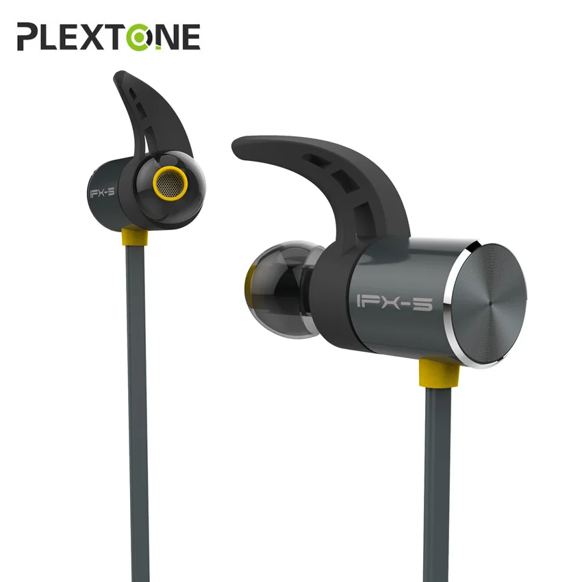 Plextone BX343 магнитные Bluetooth наушники вкладыши гарнитура IPX5 водонепроницаемые
