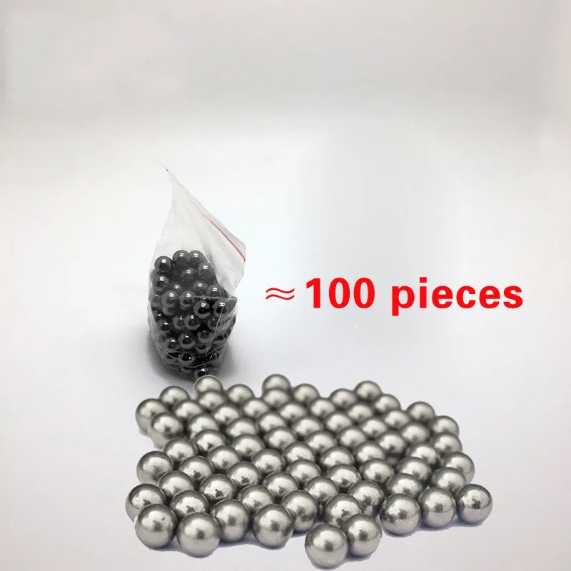 100pcs-lot-8mm-pocket-shot-outdoor-Hunting-Slingshot-Pinball-Stainless-ammo-Steel-Balls