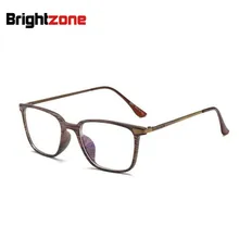 Retro Vintage Anti-blue Rays Blue Light Filter TR90 Plain Eyeglasses Clear Plano Computer Eye Glasses Men gafas oculos de grau