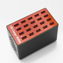 USB зарядное устройство 20 портов концентратор Quicky Charge 3,0 станция Универсальный адаптер питания для IPhone7 8 IPhone 8 Plus X IPad samsung huawei