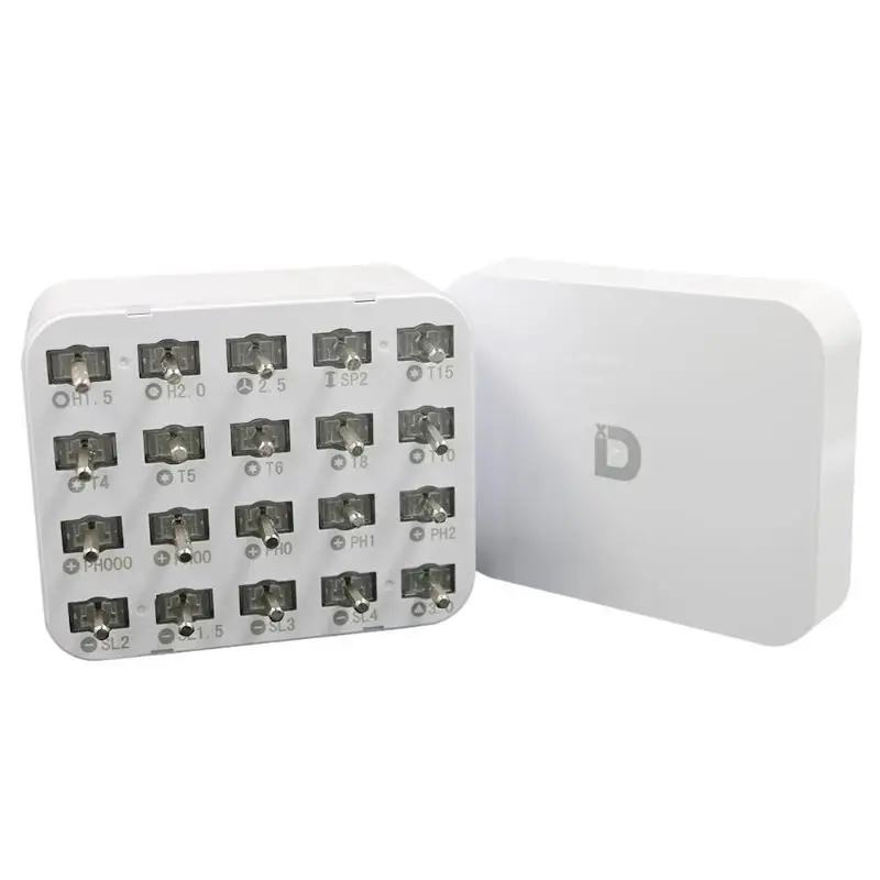 

20pcs 1/4 inch H/SL/T/PH Electric Screwdriver S2 Alloy Steel Drill Bits Set 50mm Length Driver +Automatic Storage Box Hand Tool