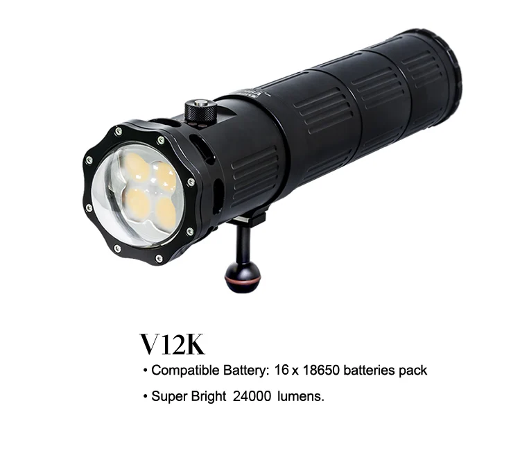 

SCUBALAMP(SUPE) V12K 24000 Lumens Video light