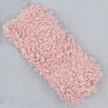 5 цветов для новорожденного мягкий искусственный мех фотография Реквизит длинный шарф Младенческая пеленка для сна одеяло s 50 см x 50 см