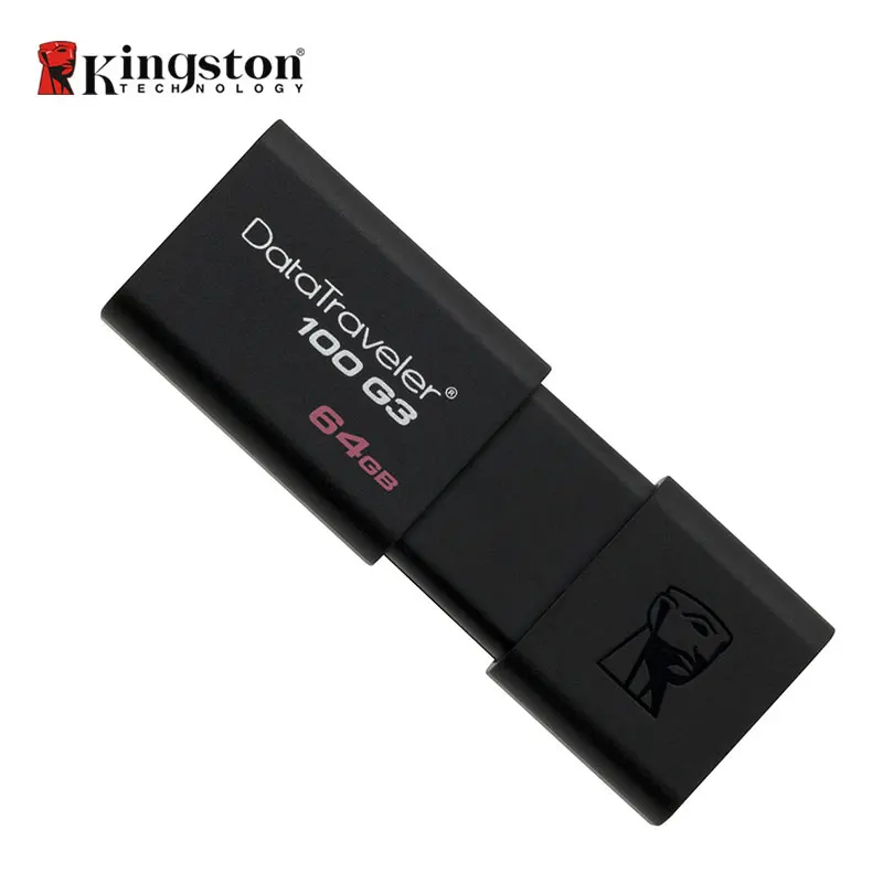 Kingston Data Traveler DT100G3 128GB USB3.0 Flash Drive 64GB 32GB Pendrive 16GB Mini USB Memory Stick Flashdisk U Disk 100MB/s