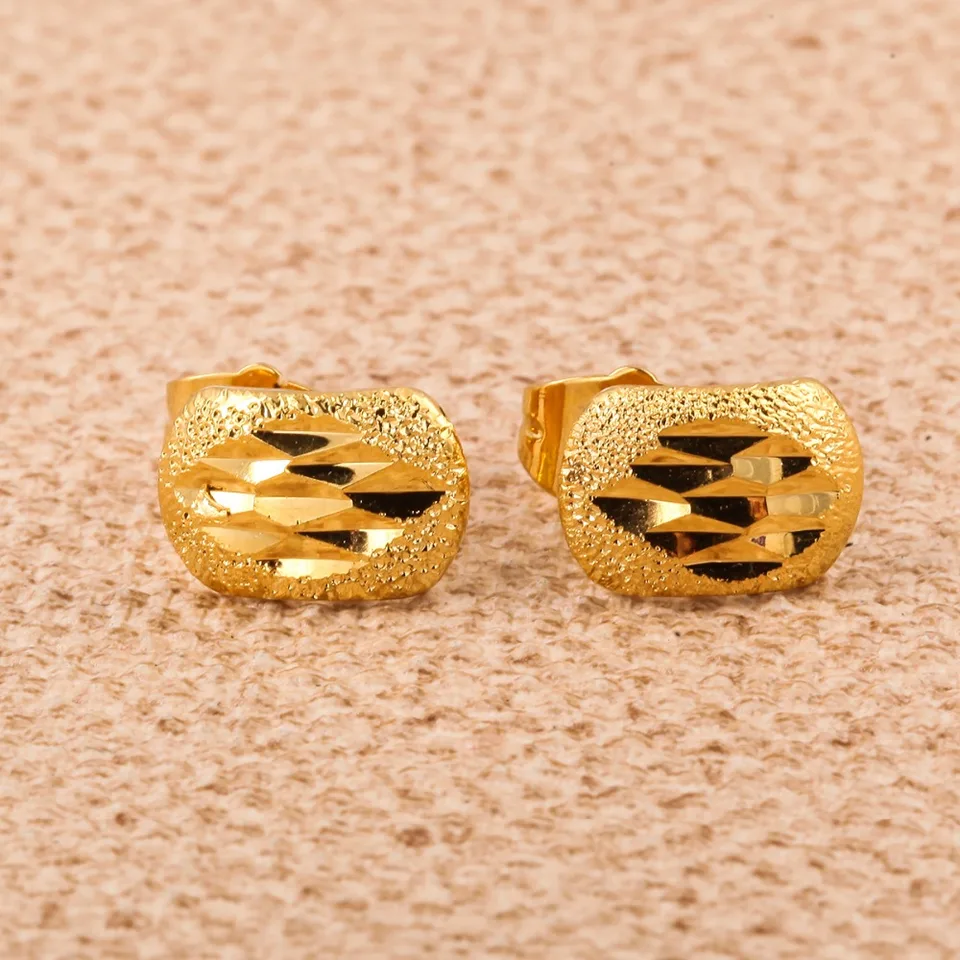 Ethiopian Earrings For Women Baby 22k Gold Color Jewelry Women Baby 22k Gold Color Jewelry