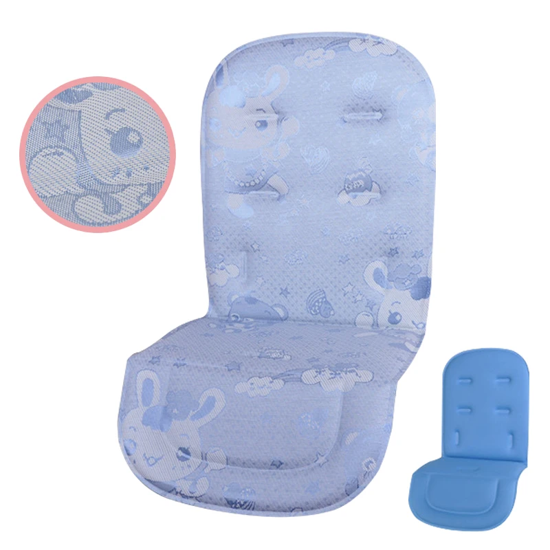 Natural Fabric Pram Summer Cool Mat Double sides Baby Stroller Cushion