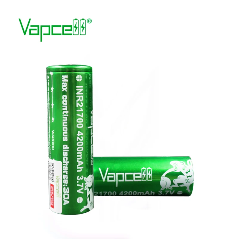 1 шт. Vapcell 21700 батарея 4200mah 30A molicel P42A аккумуляторная батарея для электронной сигареты