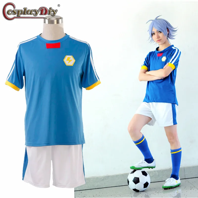 Косплей diy Inazuma Eleven cosplay Gouenji Shuuya Костюм Униформа Футбол Джерси японская команда