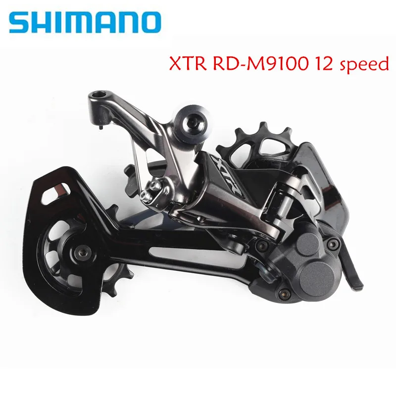 SHIMANO XTR M9100 M9120 задний переключатель тени + GS / SGS 12 Скорость MTB велосипеда