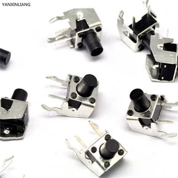 

100PCS 6x6x7.0mm Right Angle 2 Pin Momentary Tactile Tact Push Button Switch