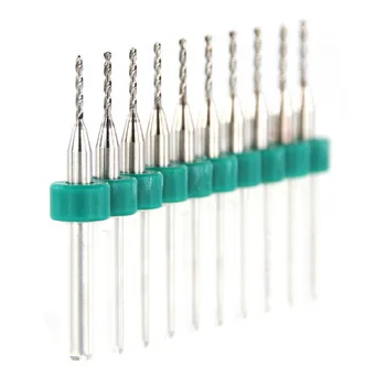 

10pcs 1.0mm Carbide Micro PCB Drill Bits CNC Rotary Tool for PC Tips