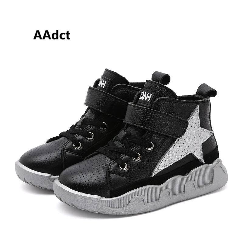 

AAdct Cotton running shoes for boys Warm casual sports children shoes 2018 Winter sneakers kids shoes