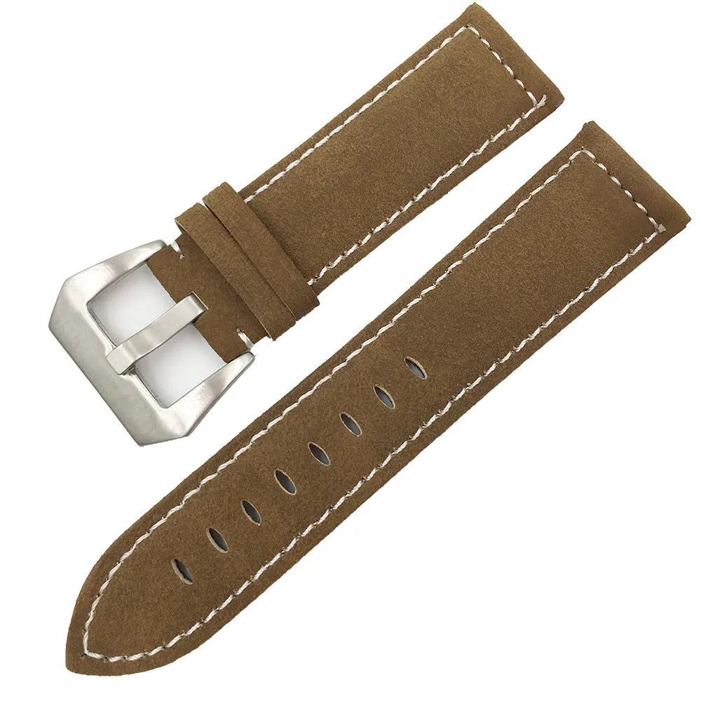 TEAROKE-Handmade-Matte-Leather-Watch-Band-Men-Women-18mm-20mm-22mm-24mm-Stainless-Steel-Buckle-Strap (1)